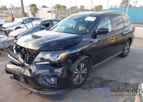 2018 Nissan Pathfinder Sl из США, поврежденный, VIN 5N1DR2MN6JC602910